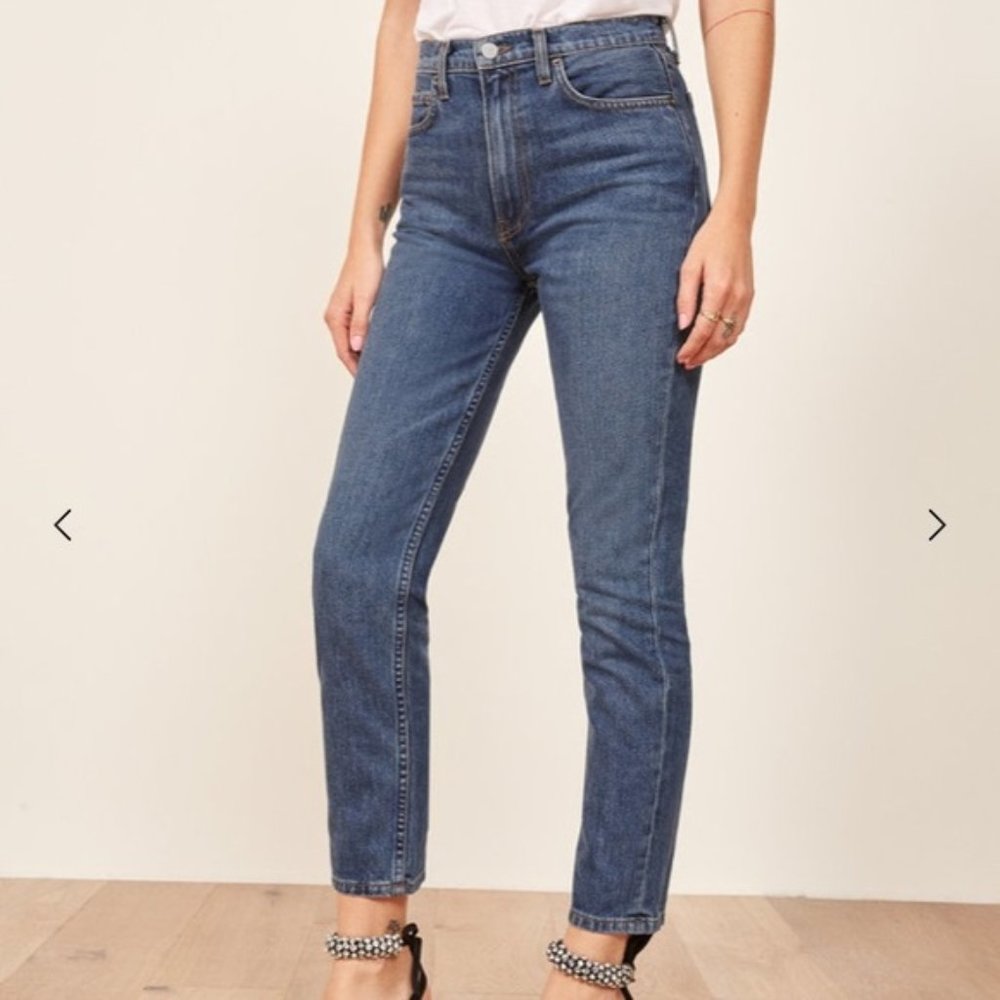 REFORMATION Julia High Cigarette Jean - Picture 4 of 6